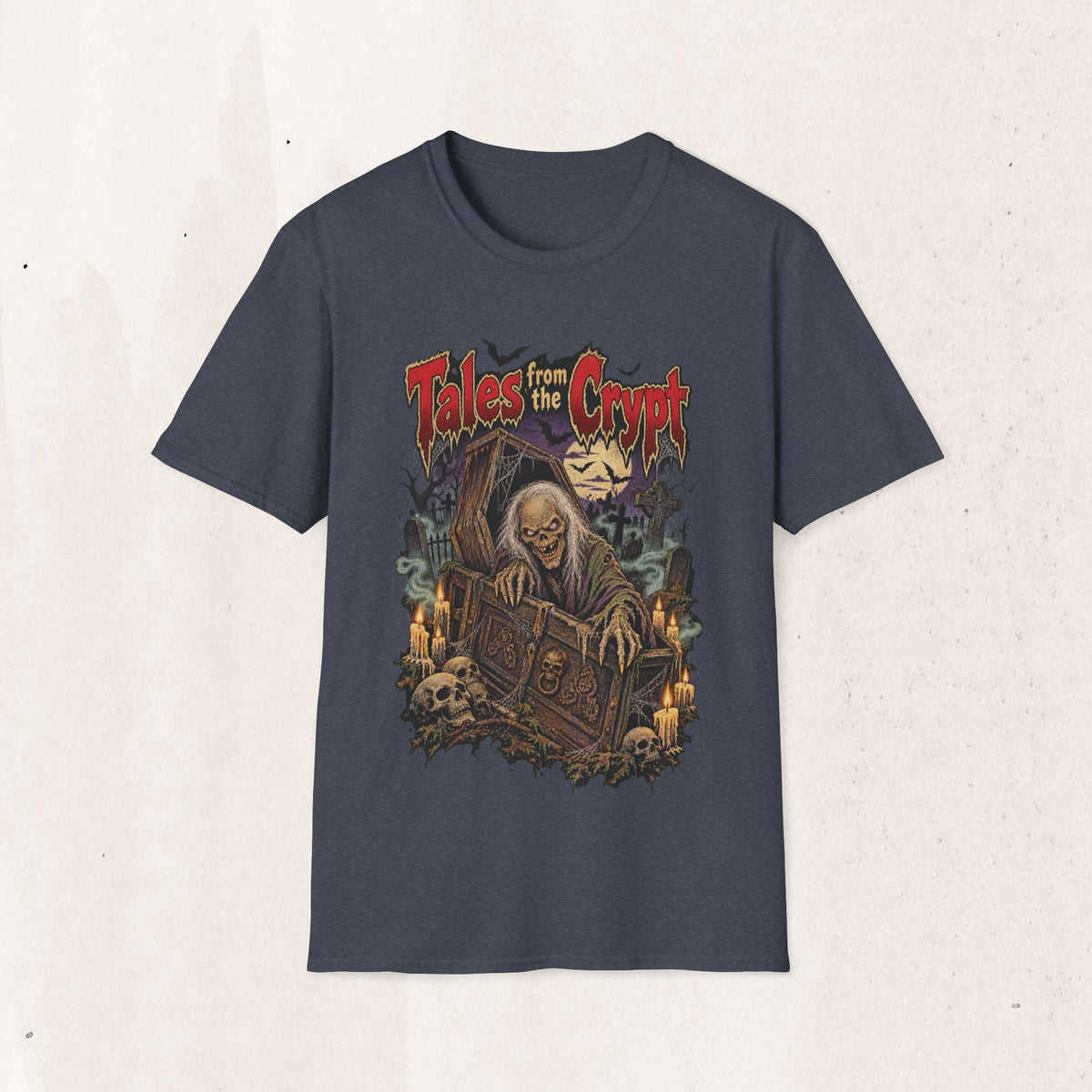 Tales from the Crypt Horror T-Shirt — Vintage Gothic Halloween Tee