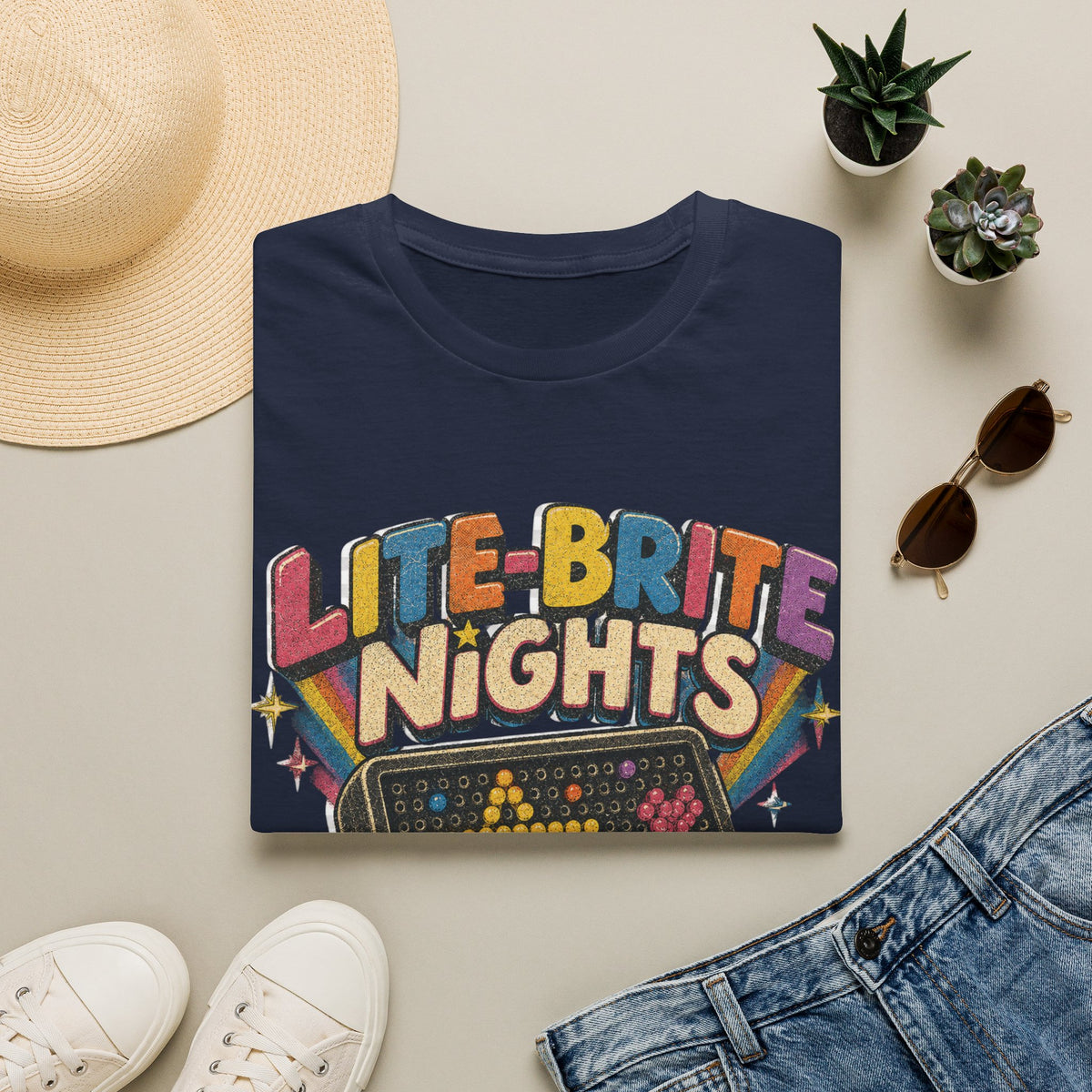 Lite-Brite Graphic Tee