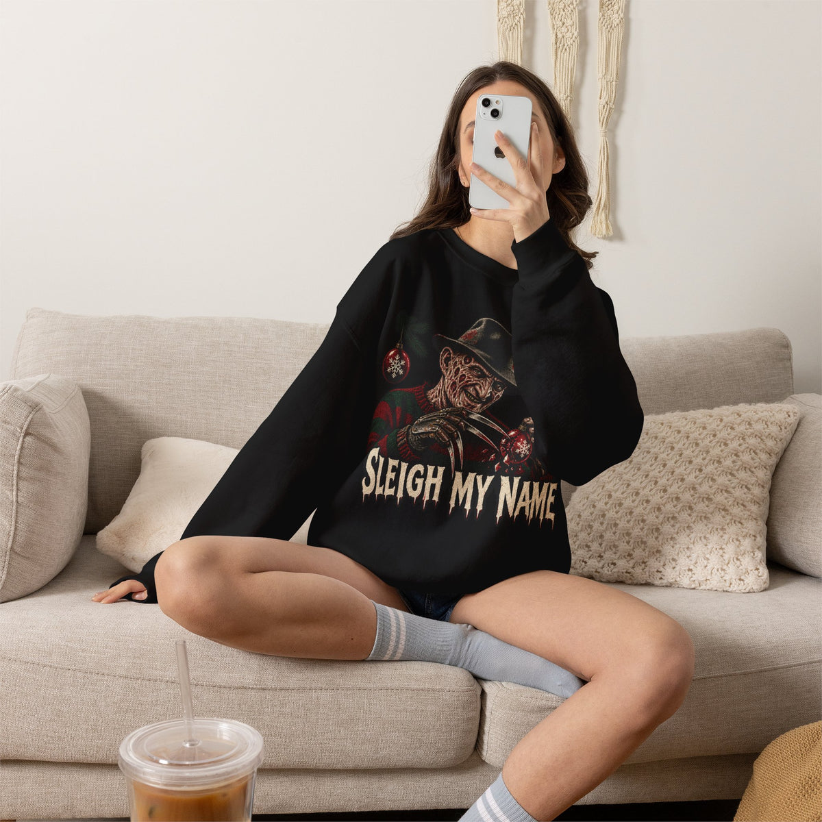 Freddy Krueger Christmas Crewneck Swearshirt