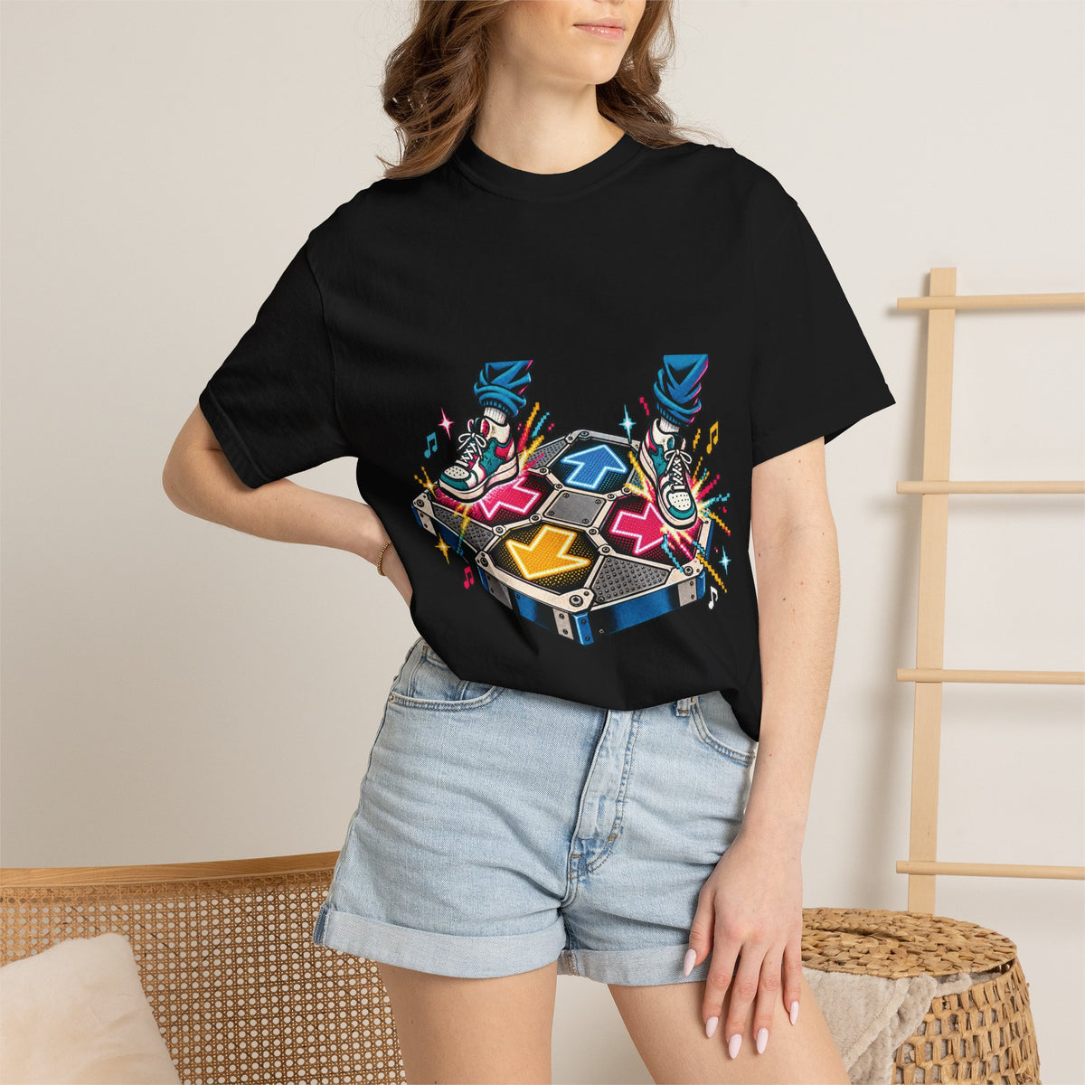 Retro Arcade DDR Game Tee