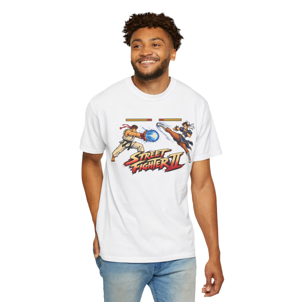 Street Fighter II Ryu vs Chun-Li Graphic Tee