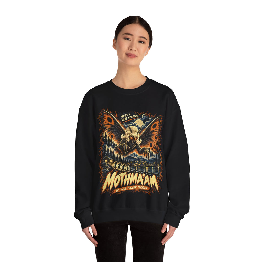 Mothmaam Retro Monster Crewneck Sweatshirt
