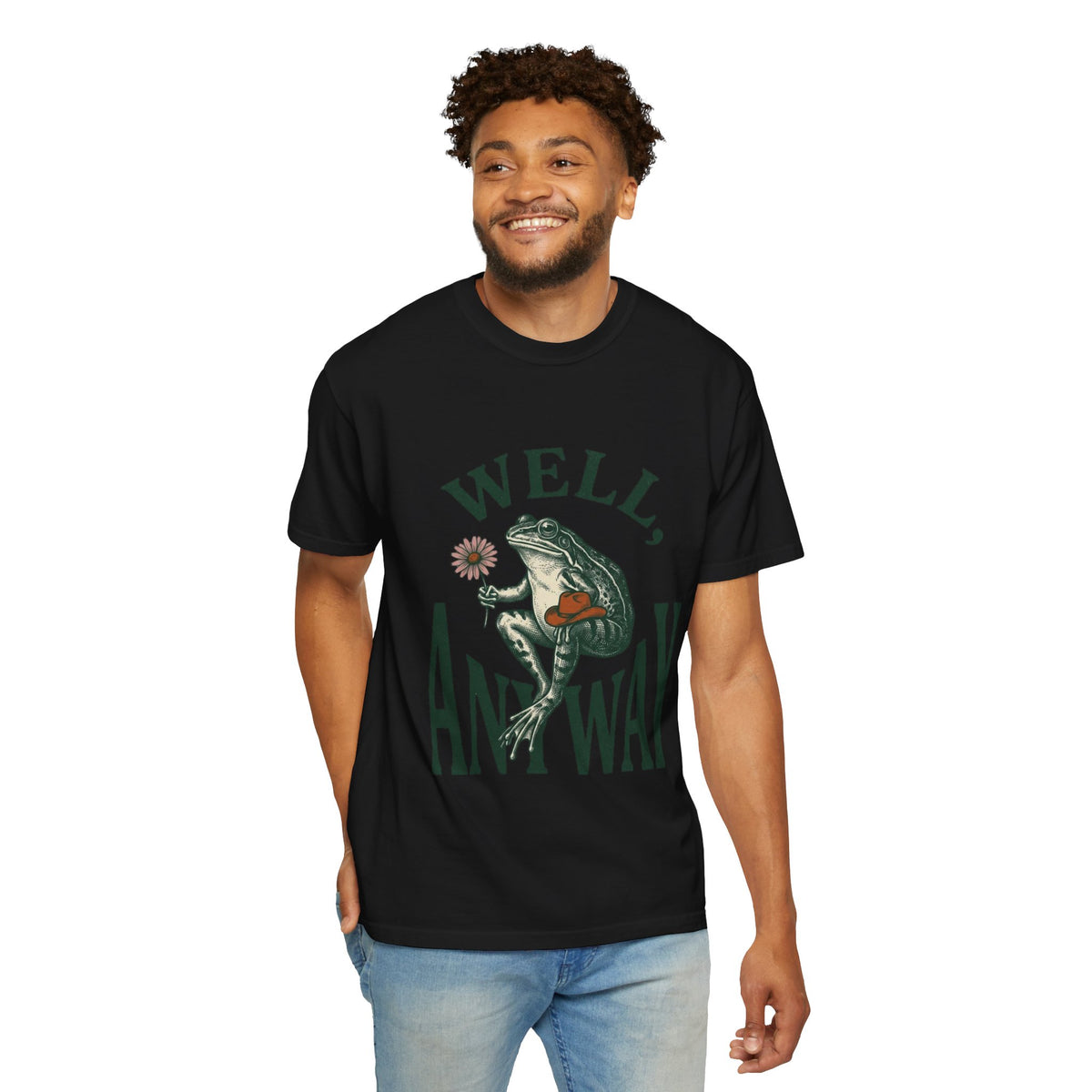 Frog Graphic "Well, Anyway" Tee