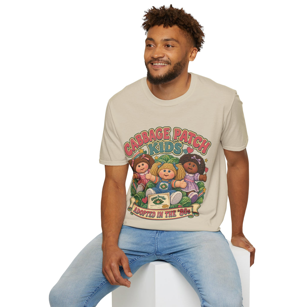 Cabbage Patch Kids Graphic Tee in Sand, alternate view