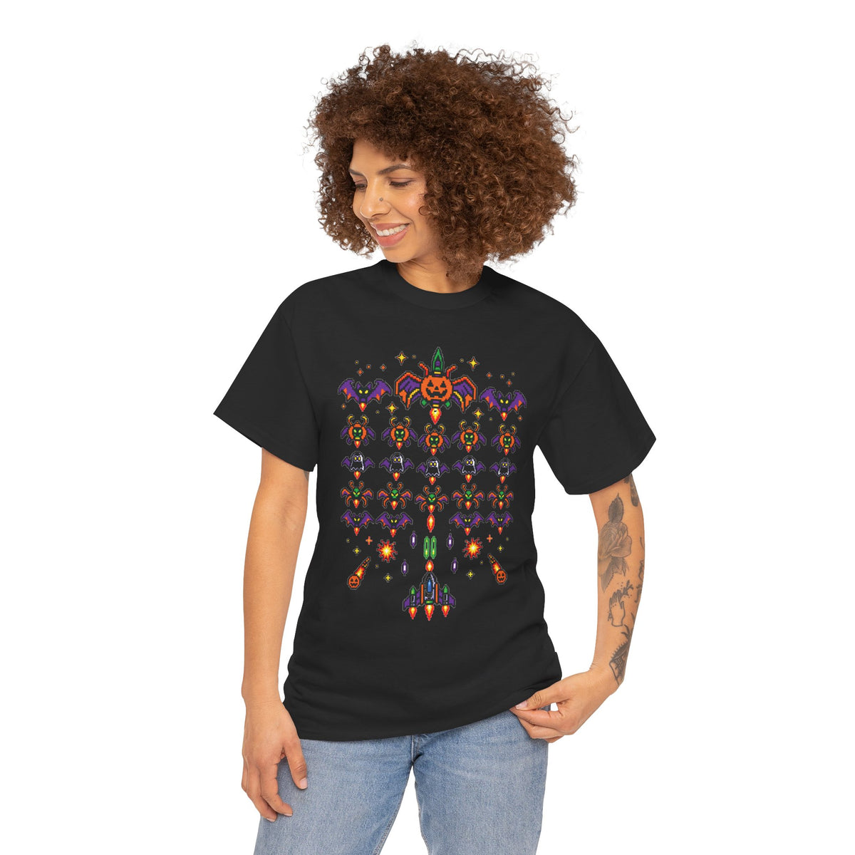 Halloween Galaga Graphic Tee