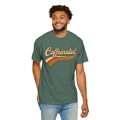 Caffeinated Retro Stripe Tee