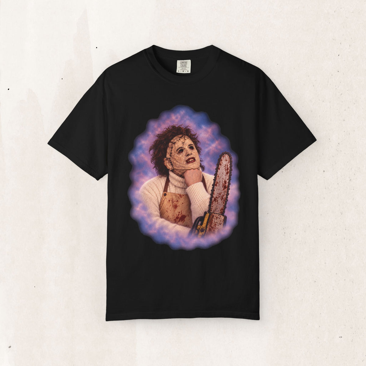Leatherface 80's Portrait Tee