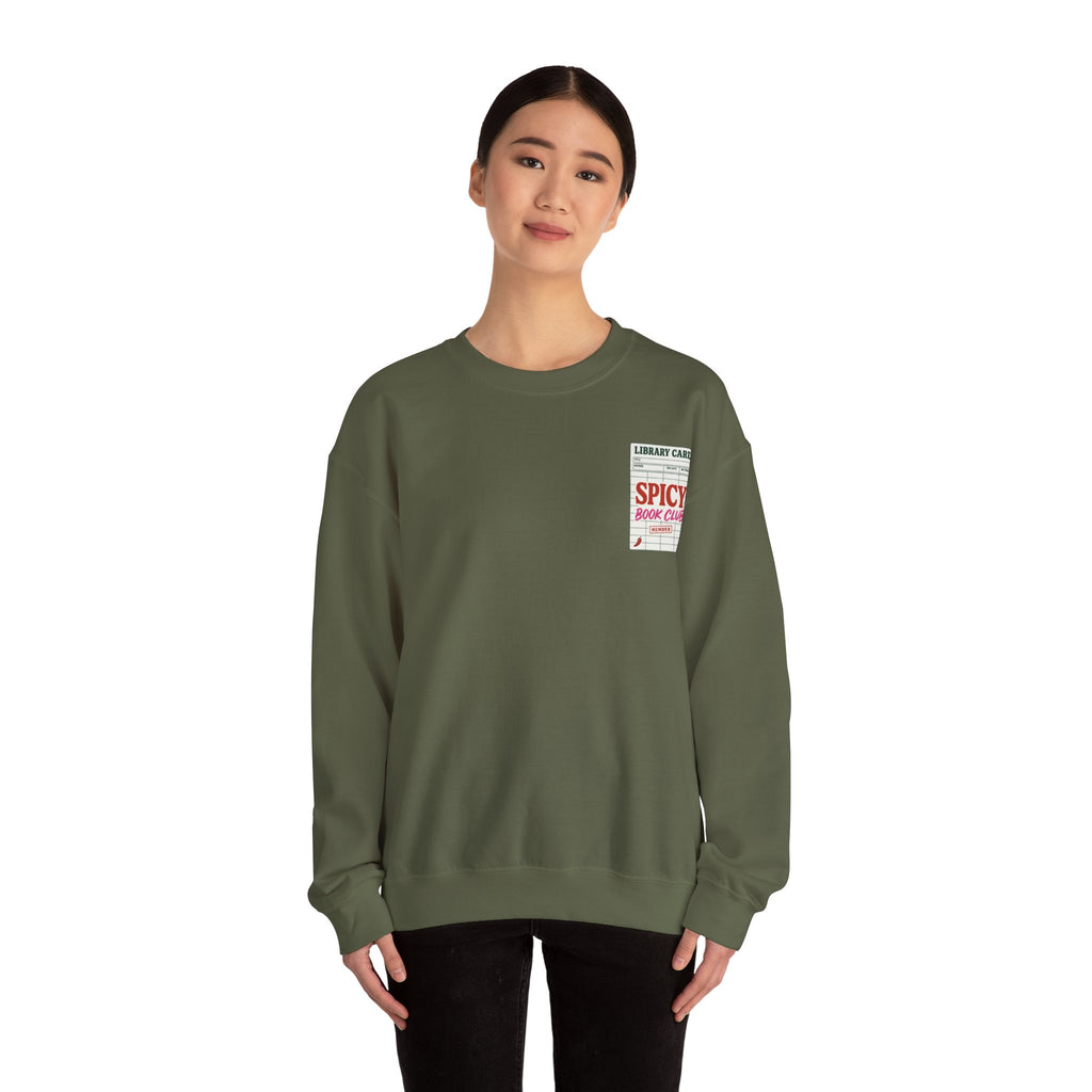 Spicy Book Club Crewneck Sweatshirt Printify