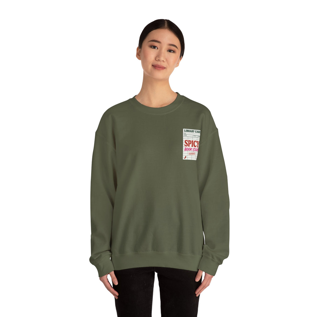 Spicy Book Club Crewneck Sweatshirt Printify