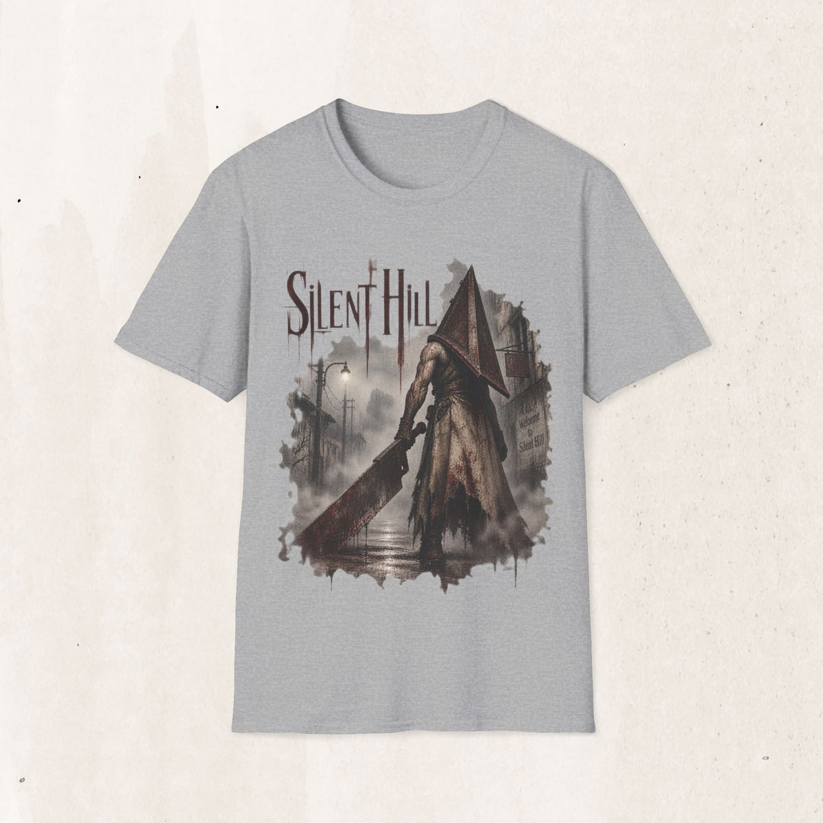 Silent Hill Graphic T‑Shirt — Pyramid Head Horror Tee