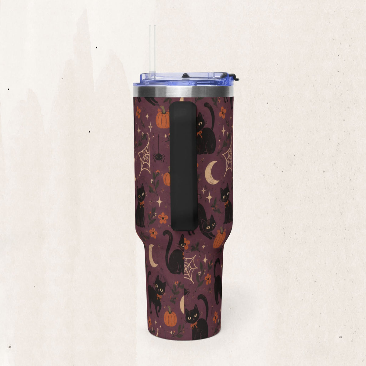 Black Cat Vacuum Tumbler (40 oz)