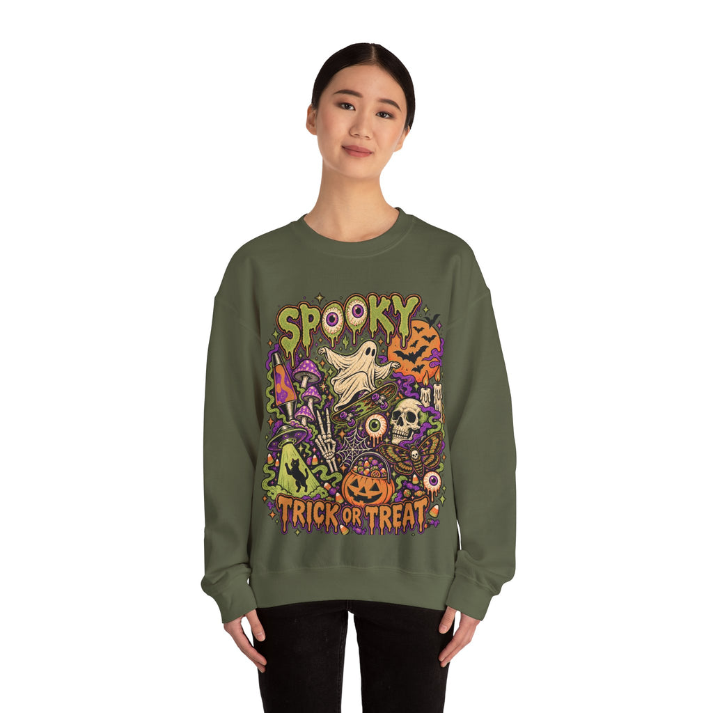 Halloween Spooky Trick or Treat Sweatshirt