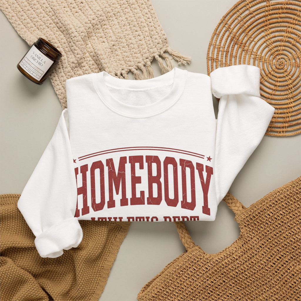 Homebody Athletic Dept Sweatshirt | Cozy Casual Homewear