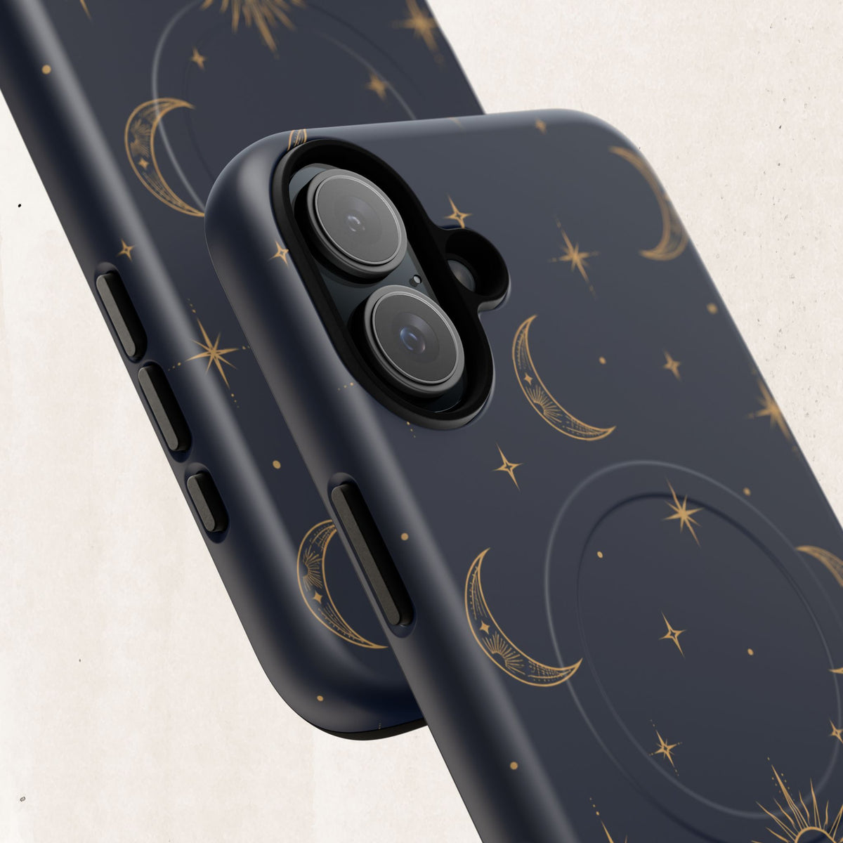 Magnetic Phone Case — Celestial Moon & Stars Tough Protective Cover