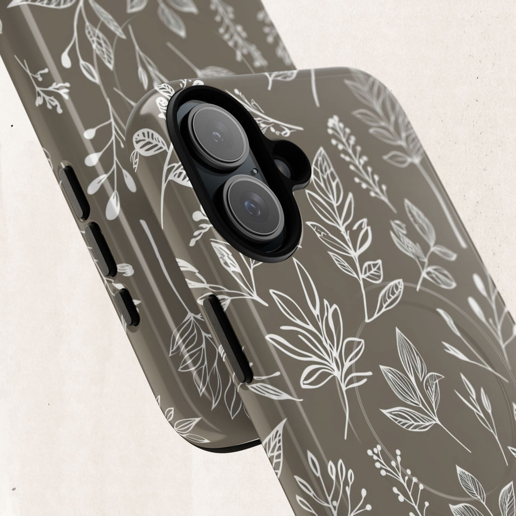 Botanical Leaf Tough Magnetic Phone Case