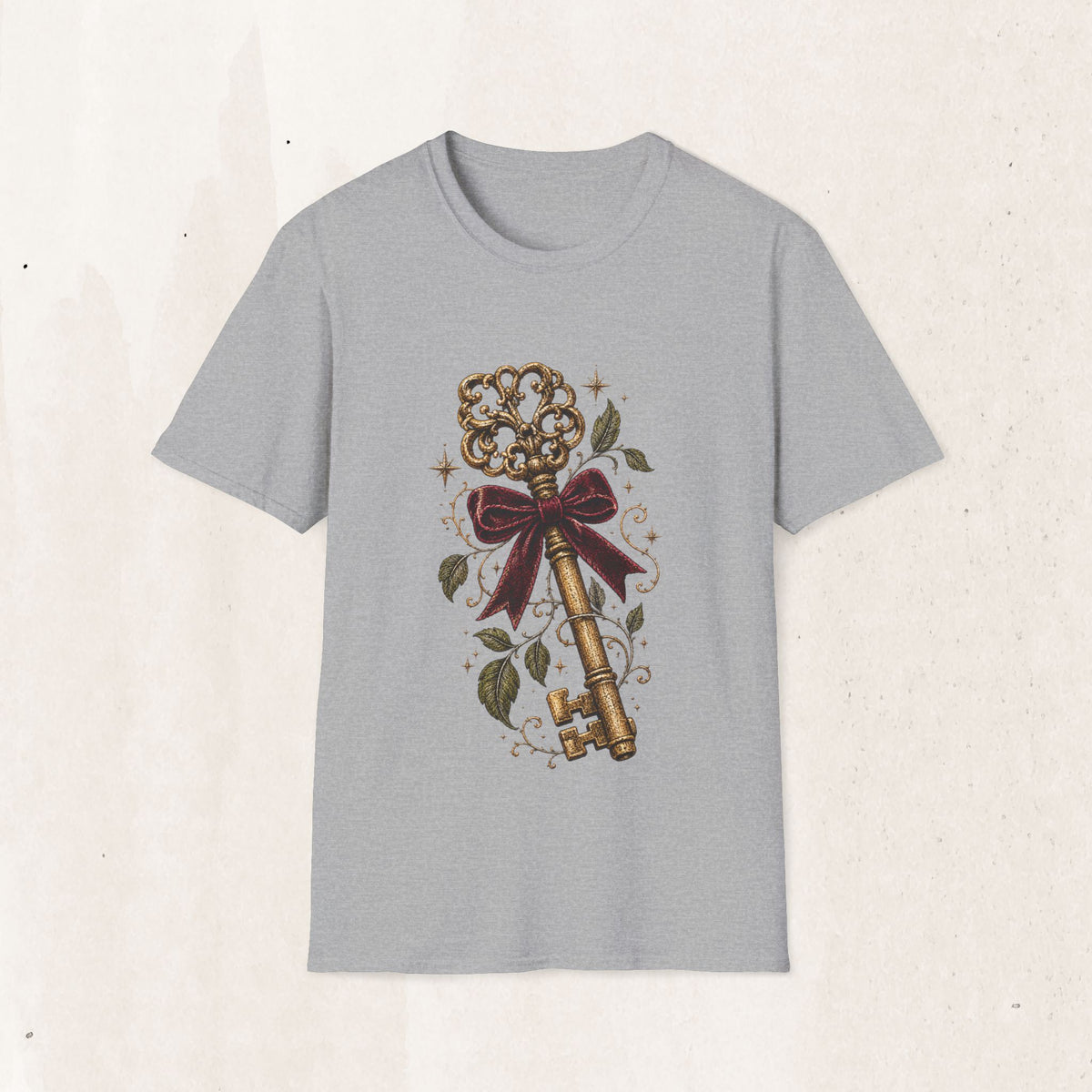 Vintage Ornate Skeleton Key Tee