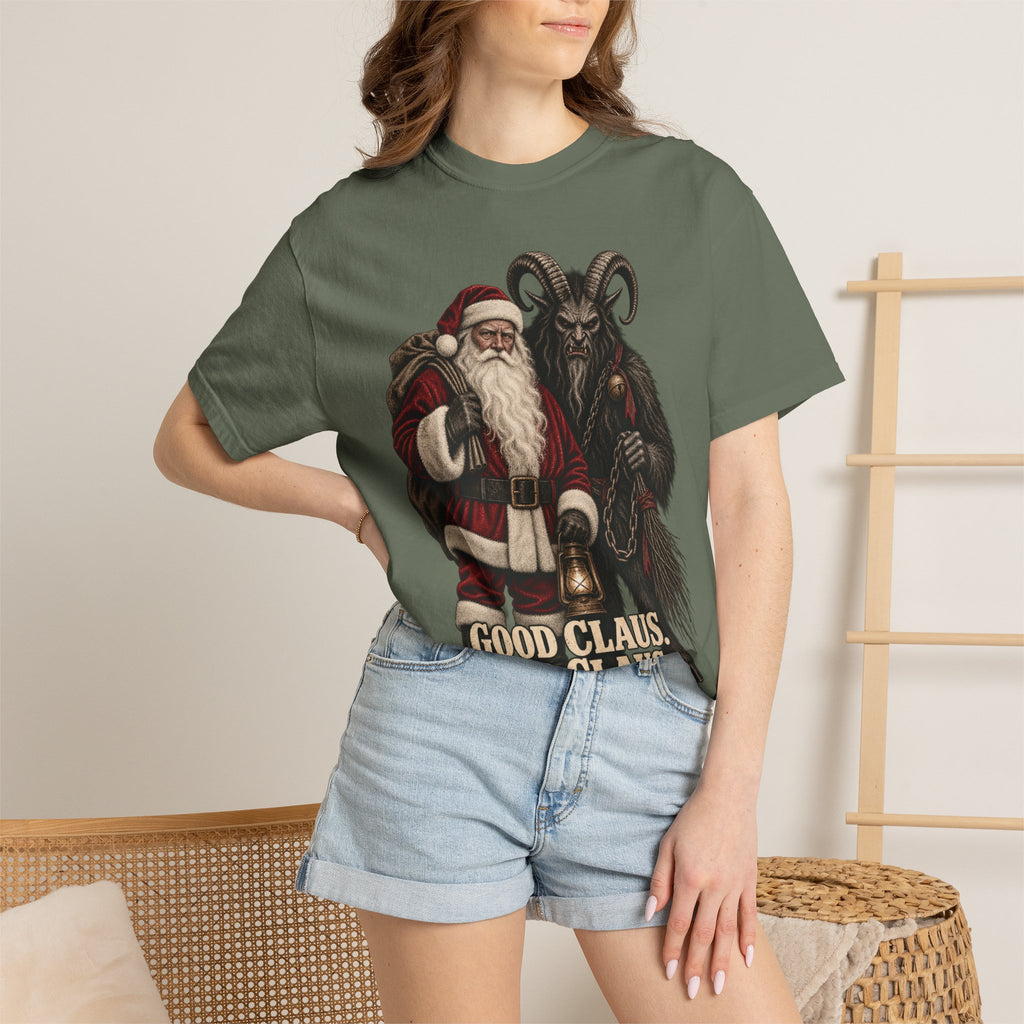 Santa & Krampus Christmas Graphic Tee