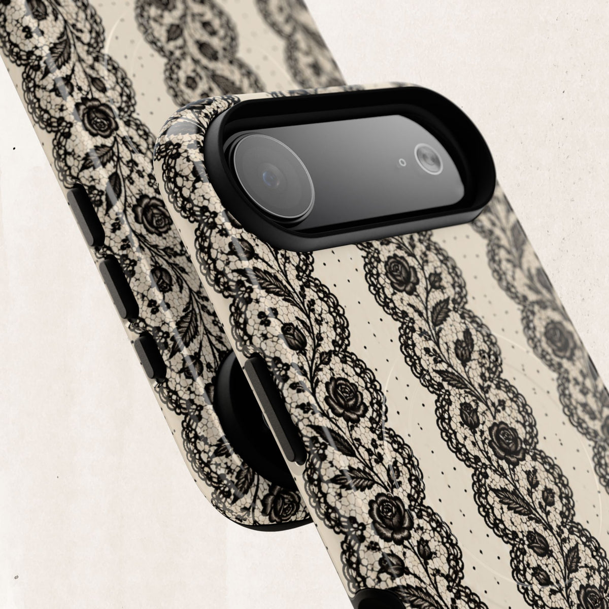 Lace Stripes Magnetic Phone Case
