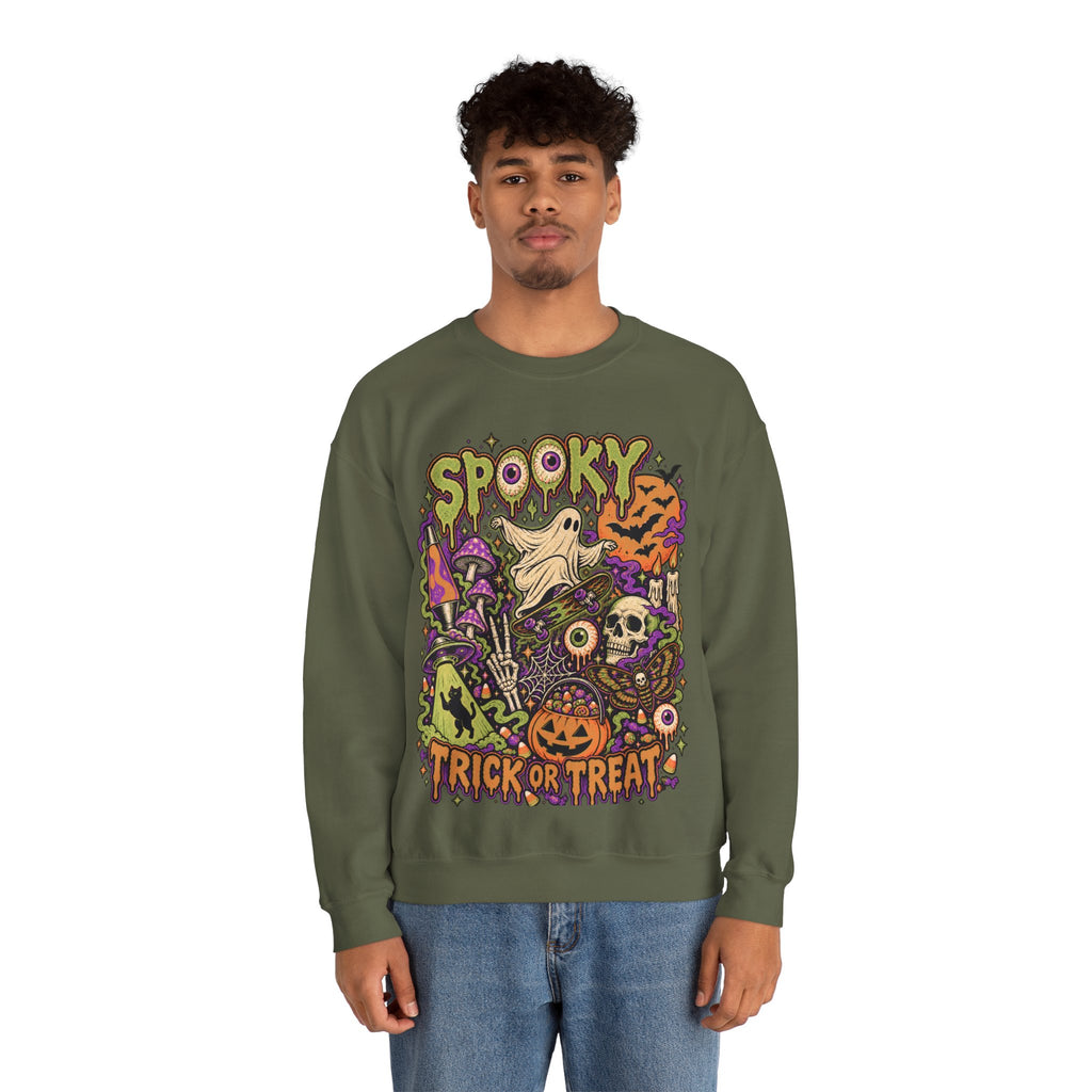 Halloween Spooky Trick or Treat Sweatshirt
