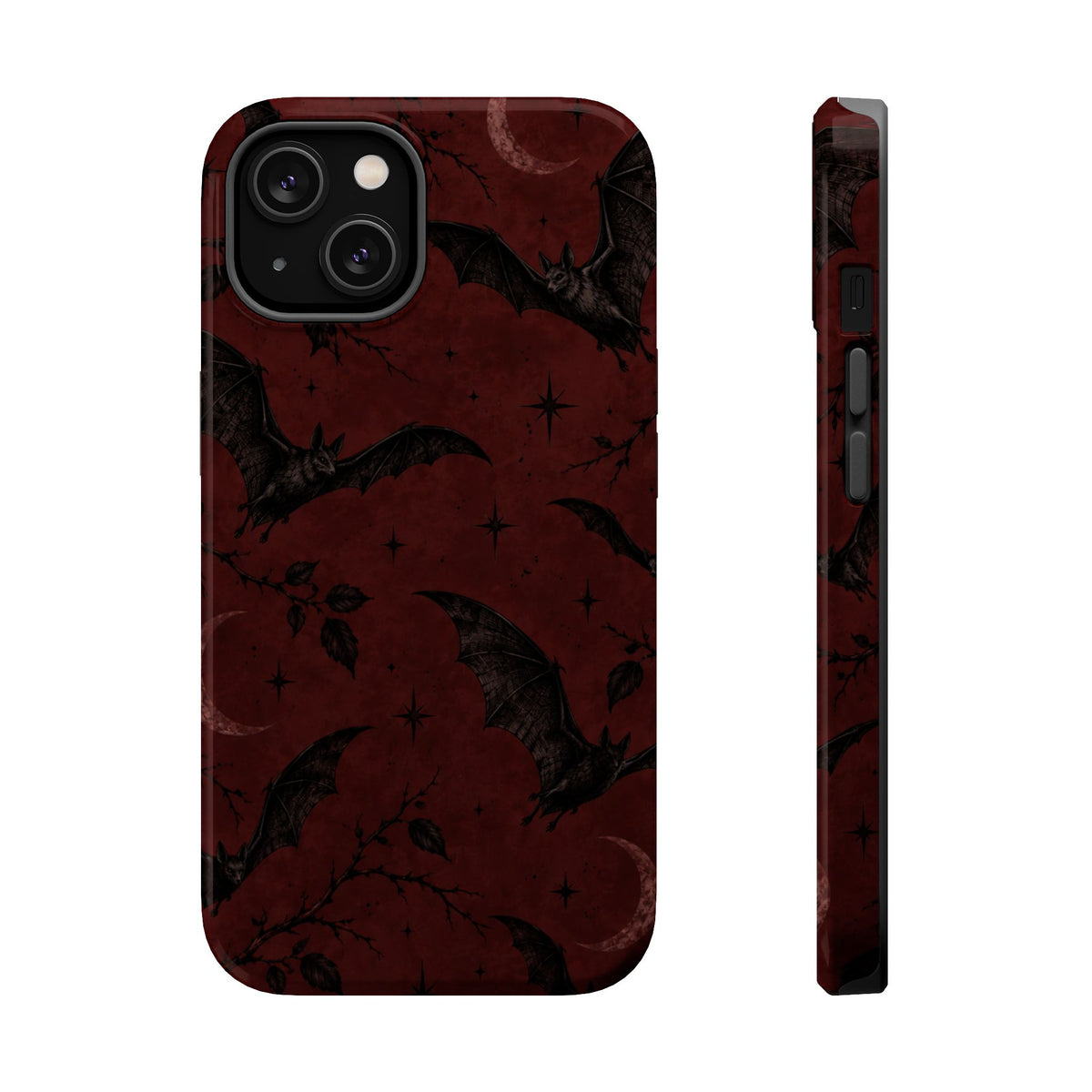 Gothic Bat Moon Magnetic Phone Case