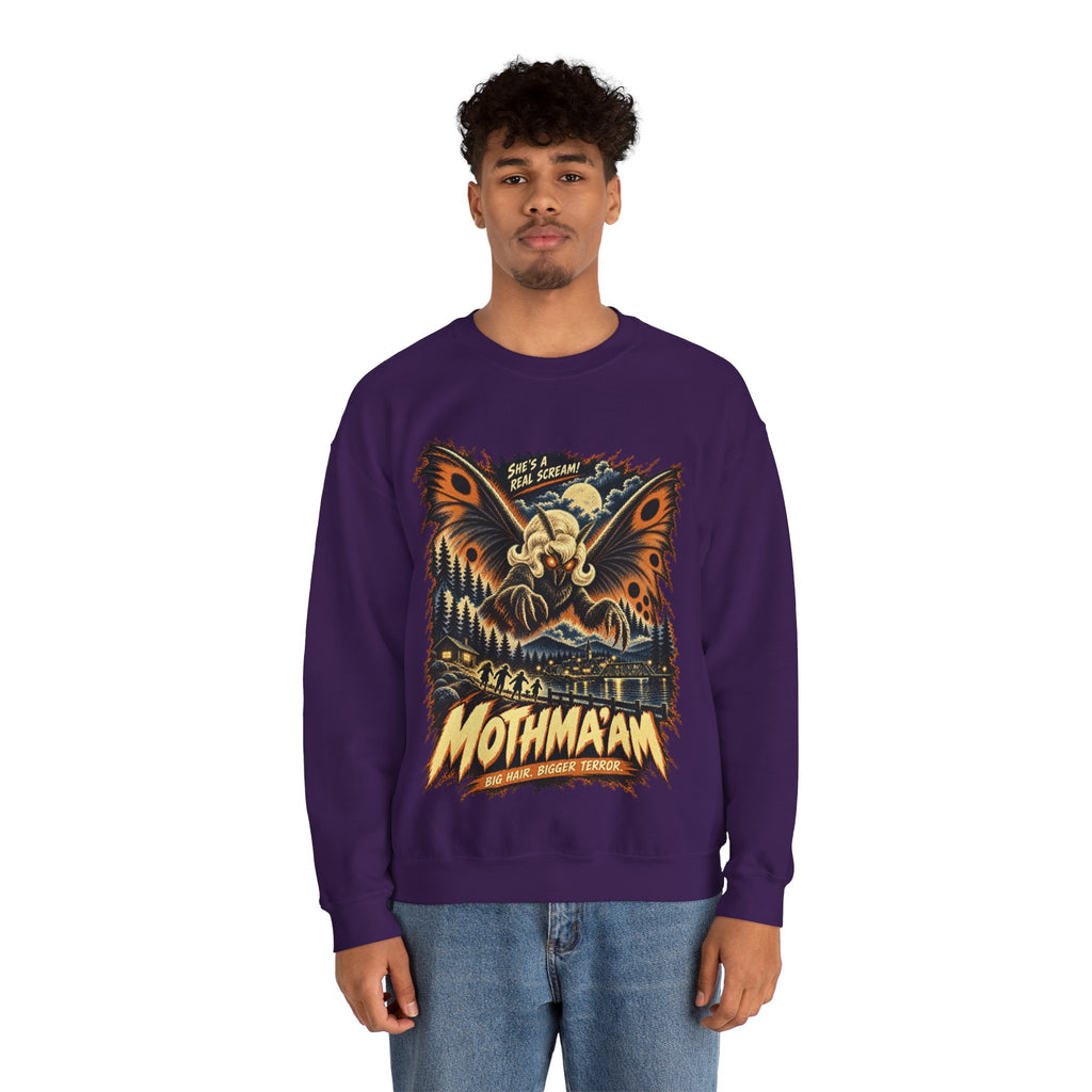 Mothmaam Retro Monster Crewneck Sweatshirt