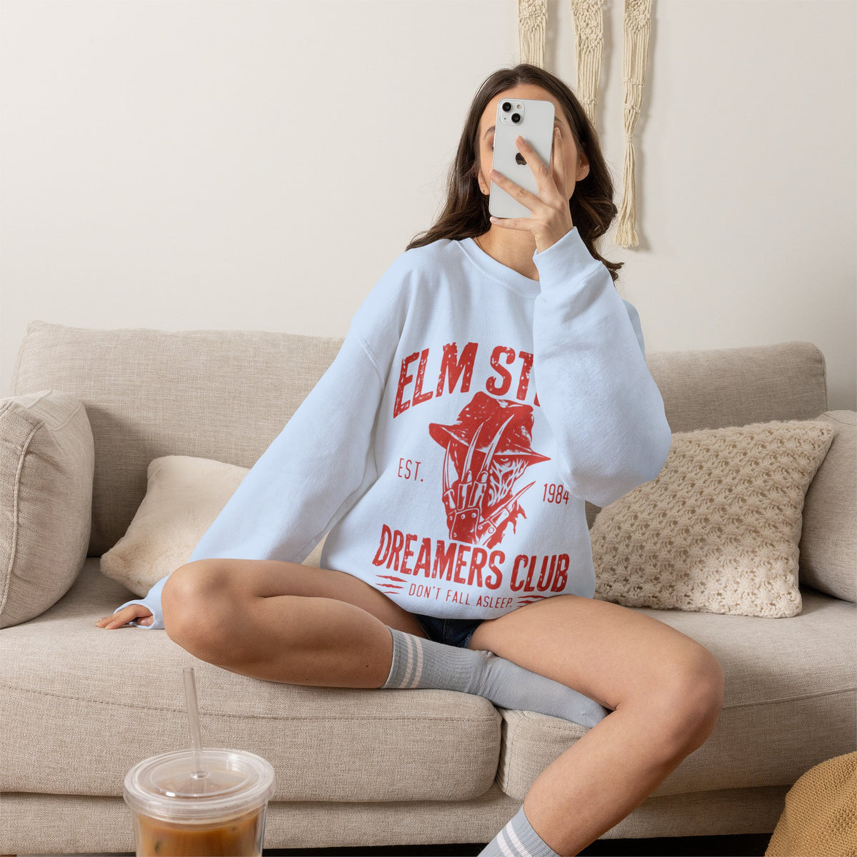 Elm Street Dreamers Club Crewneck Sweatshirt