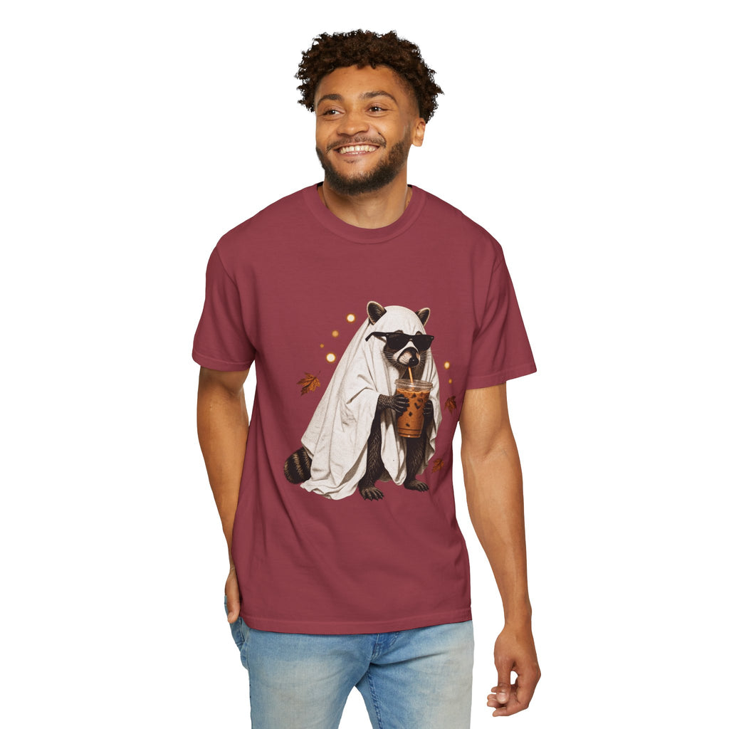 Halloween Raccoon Ghost Costume Tee