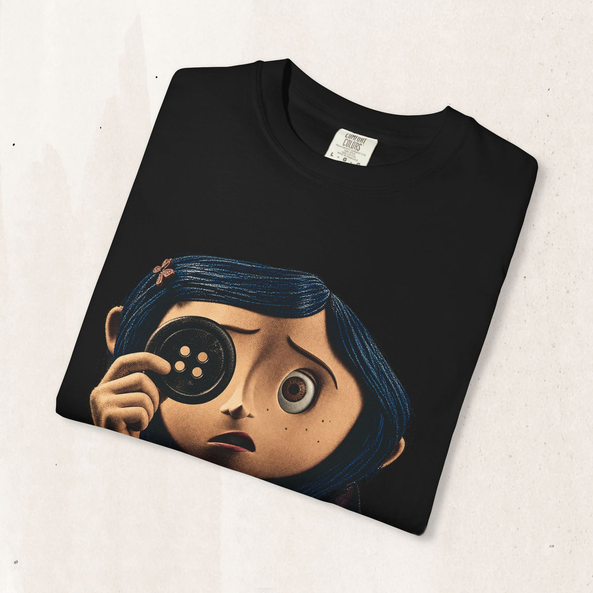 Coraline Button-Eye Graphic Tee