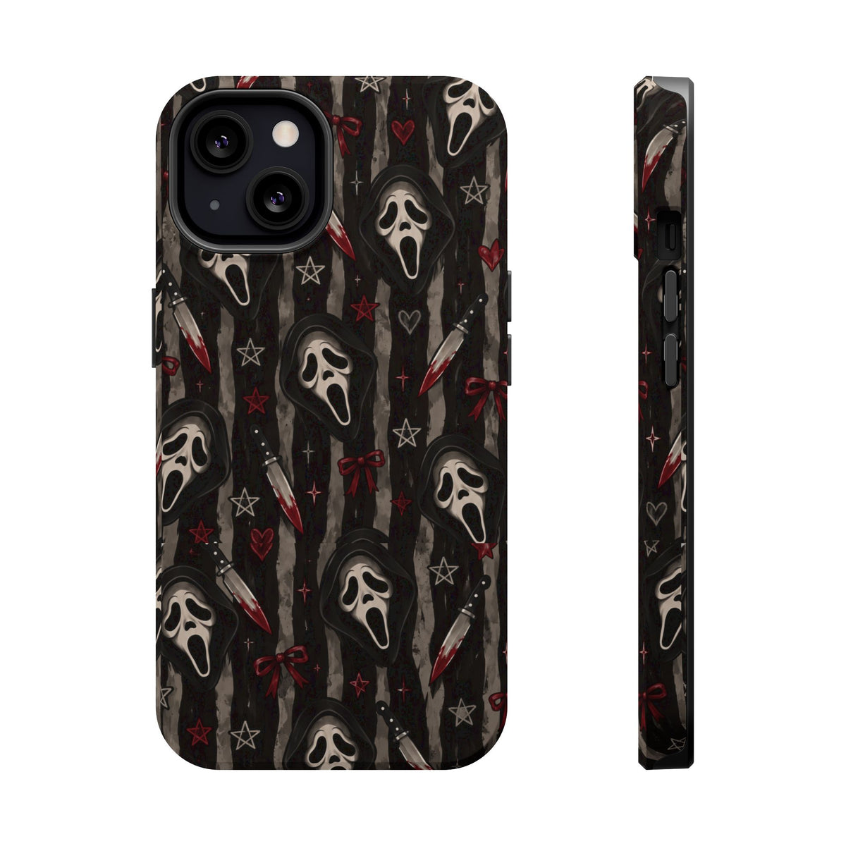 Ghostface Pattern iPhone Case, alternate view