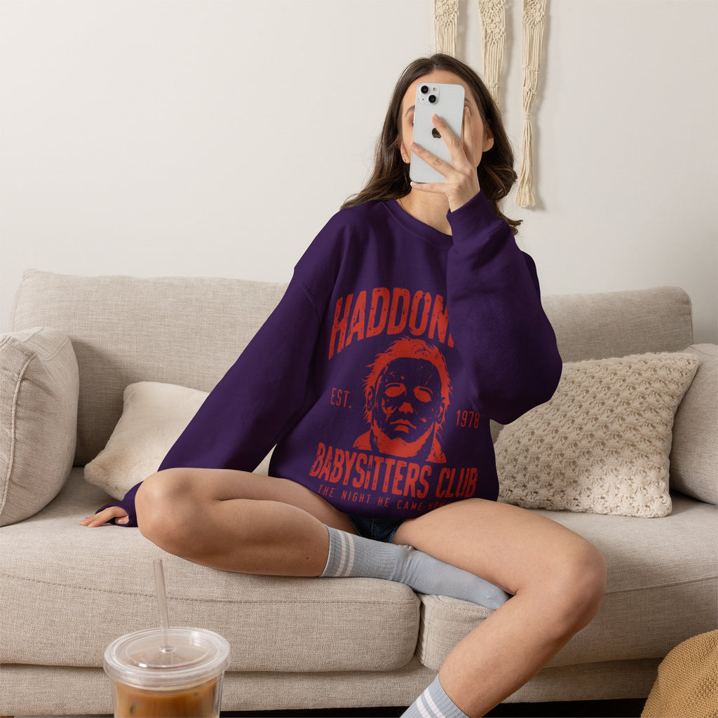 Haddonfield Babysitters Club CrewneckSweatshirt