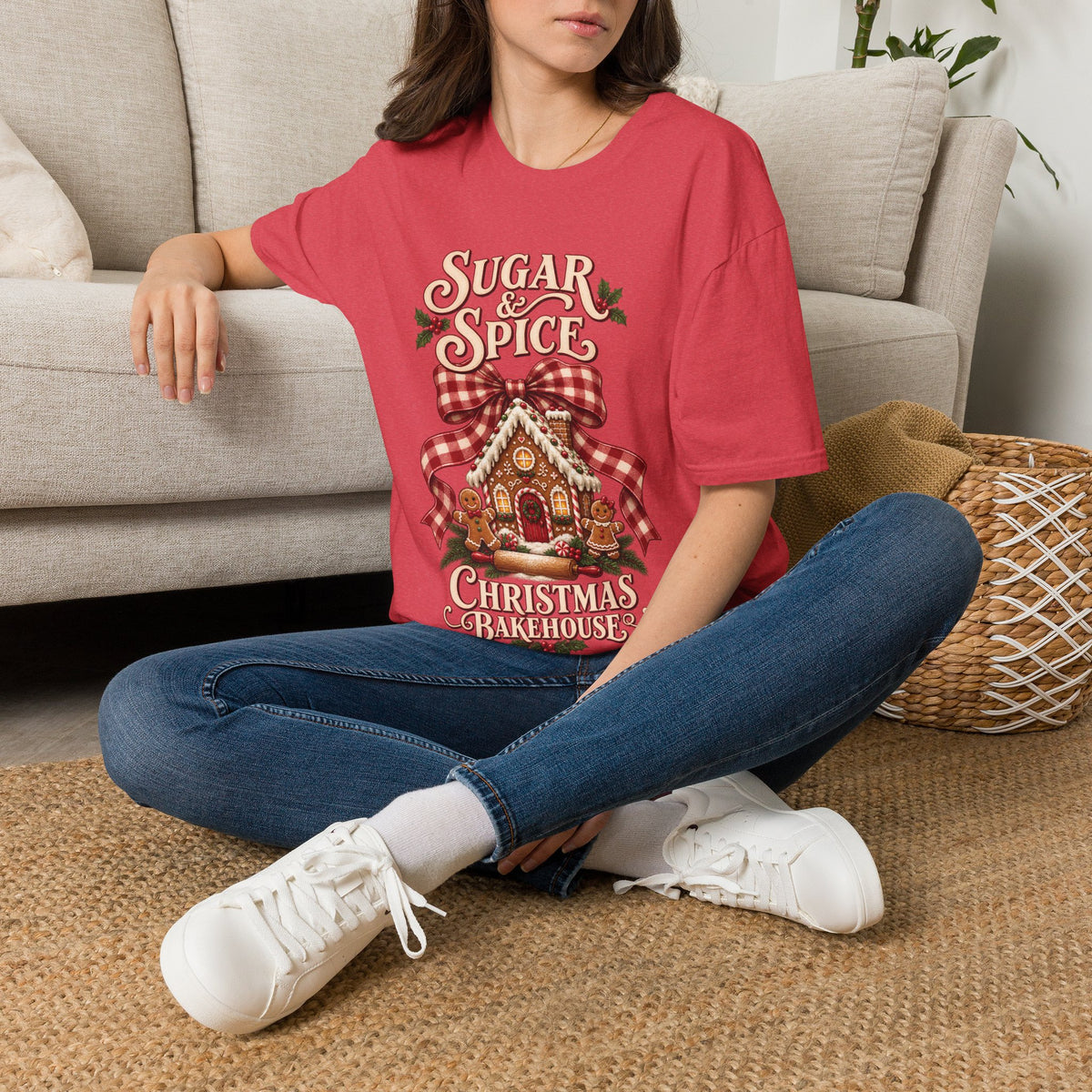 Sugar & Spice Gingerbread Christmas Tee