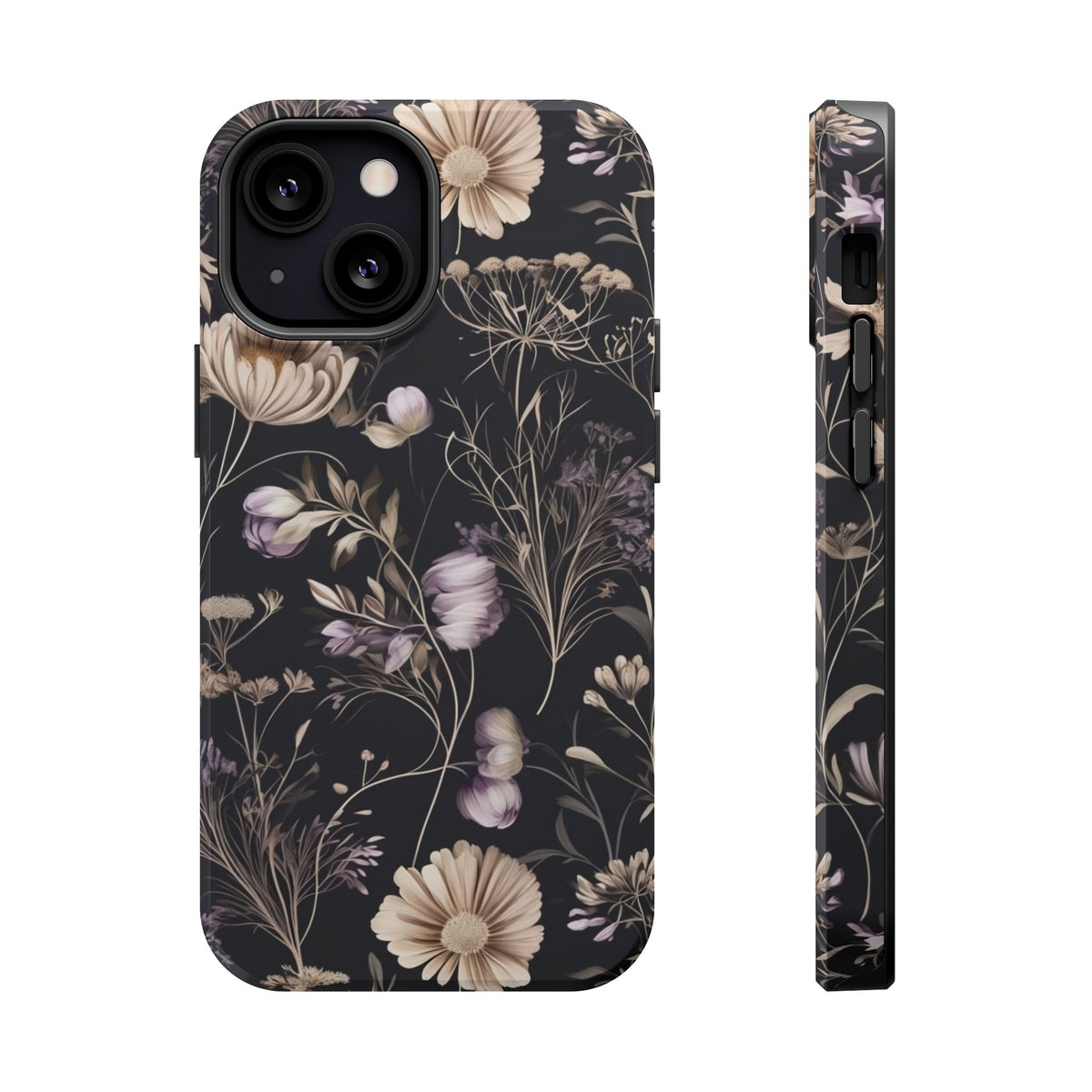 Dark Floral Magnetic Phone Case, alternate view
