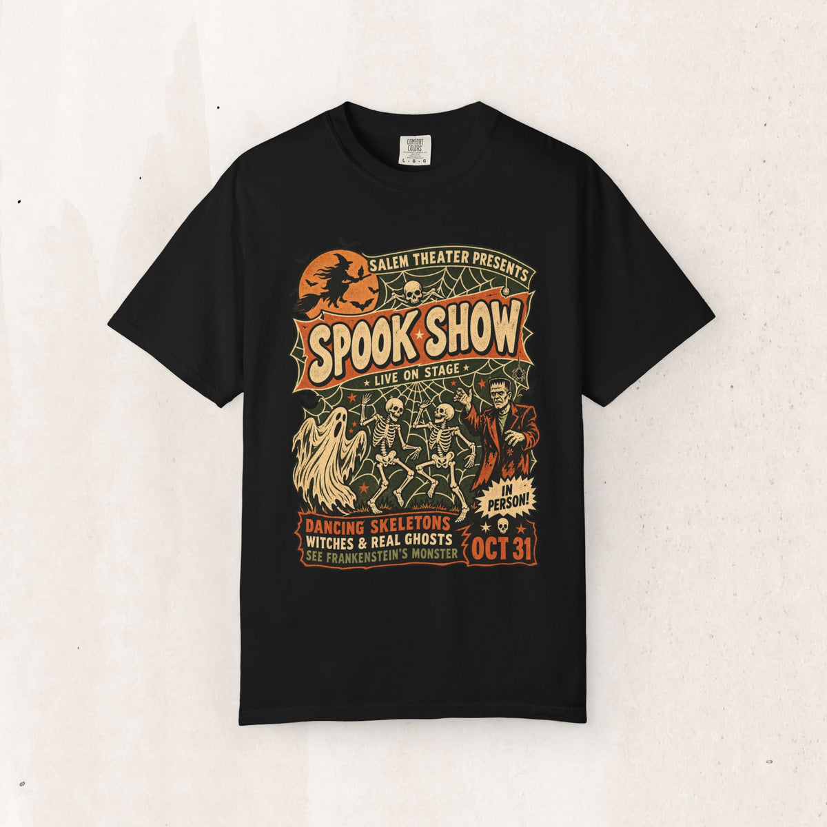 Vintage Spook Show Halloween Tee