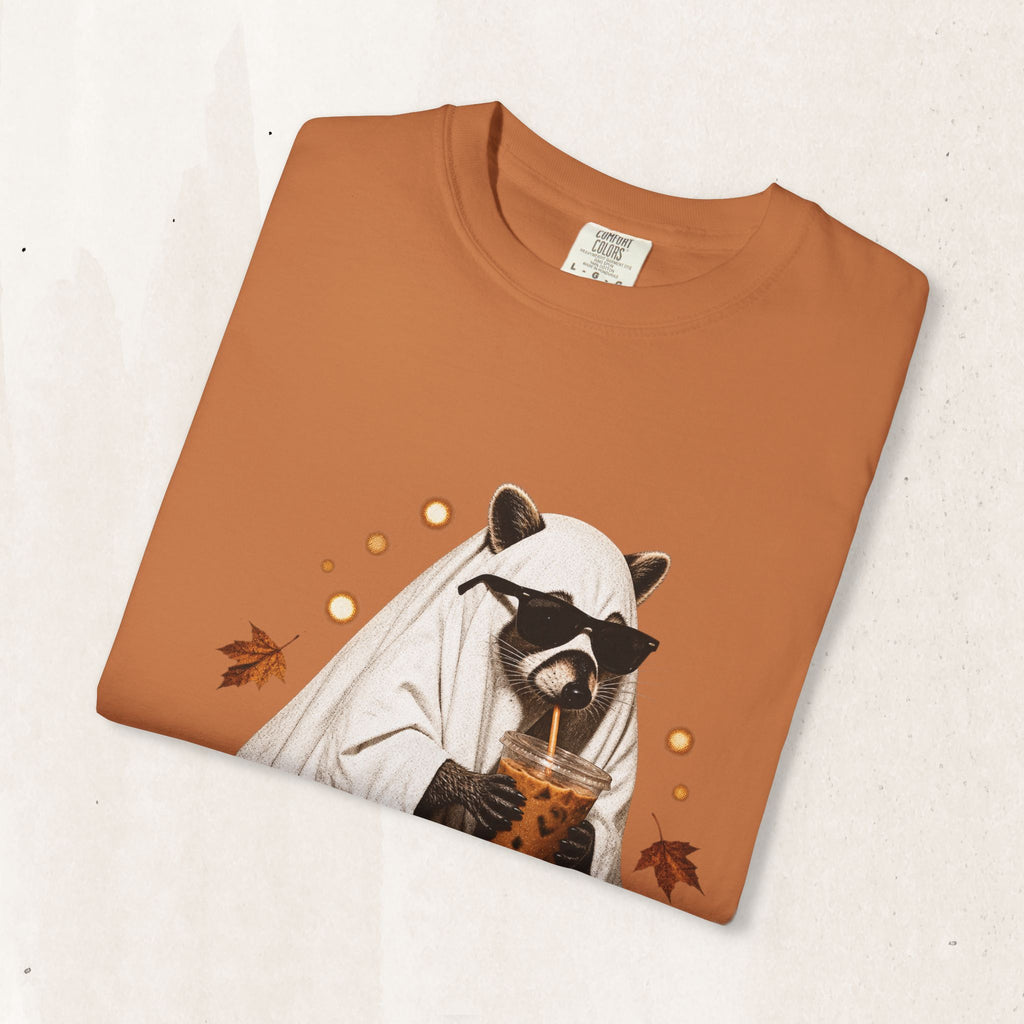 Halloween Raccoon Ghost Costume Tee