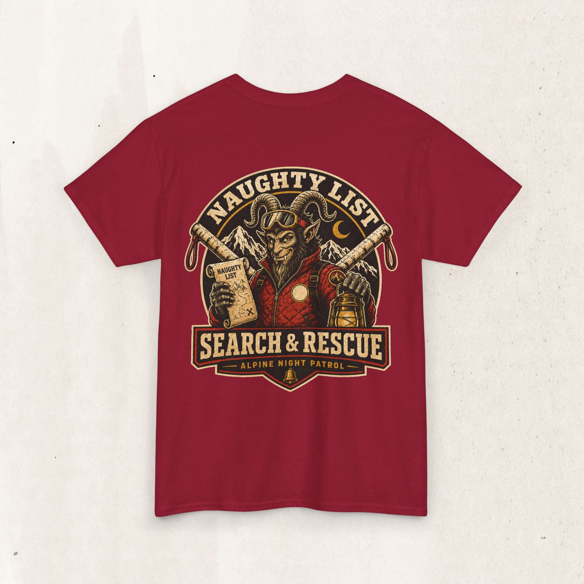 Naughty List Search & Rescue Graphic Tee