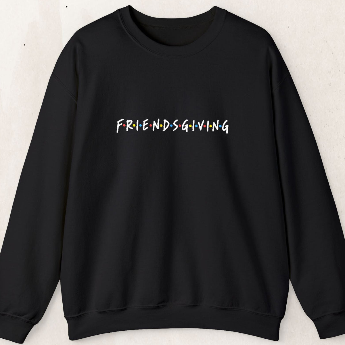 Embroidered 'Friendsgiving' FRIENDS Crewneck Sweatshirt Printify