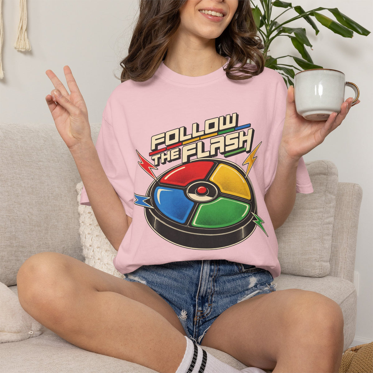 Follow The Flash Simon Graphic Tee