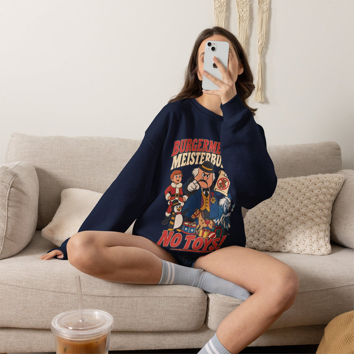 Meisterburger 'No Toys!' Crewneck Sweatshirt
