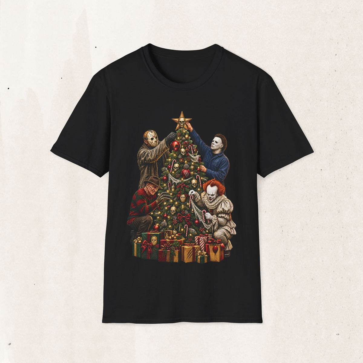 Horror Icons Christmas Tee