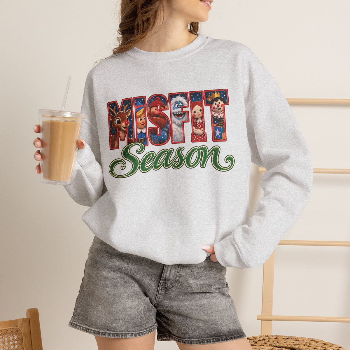 Rudolph "Misfit Season" Crewneck Sweatshirt