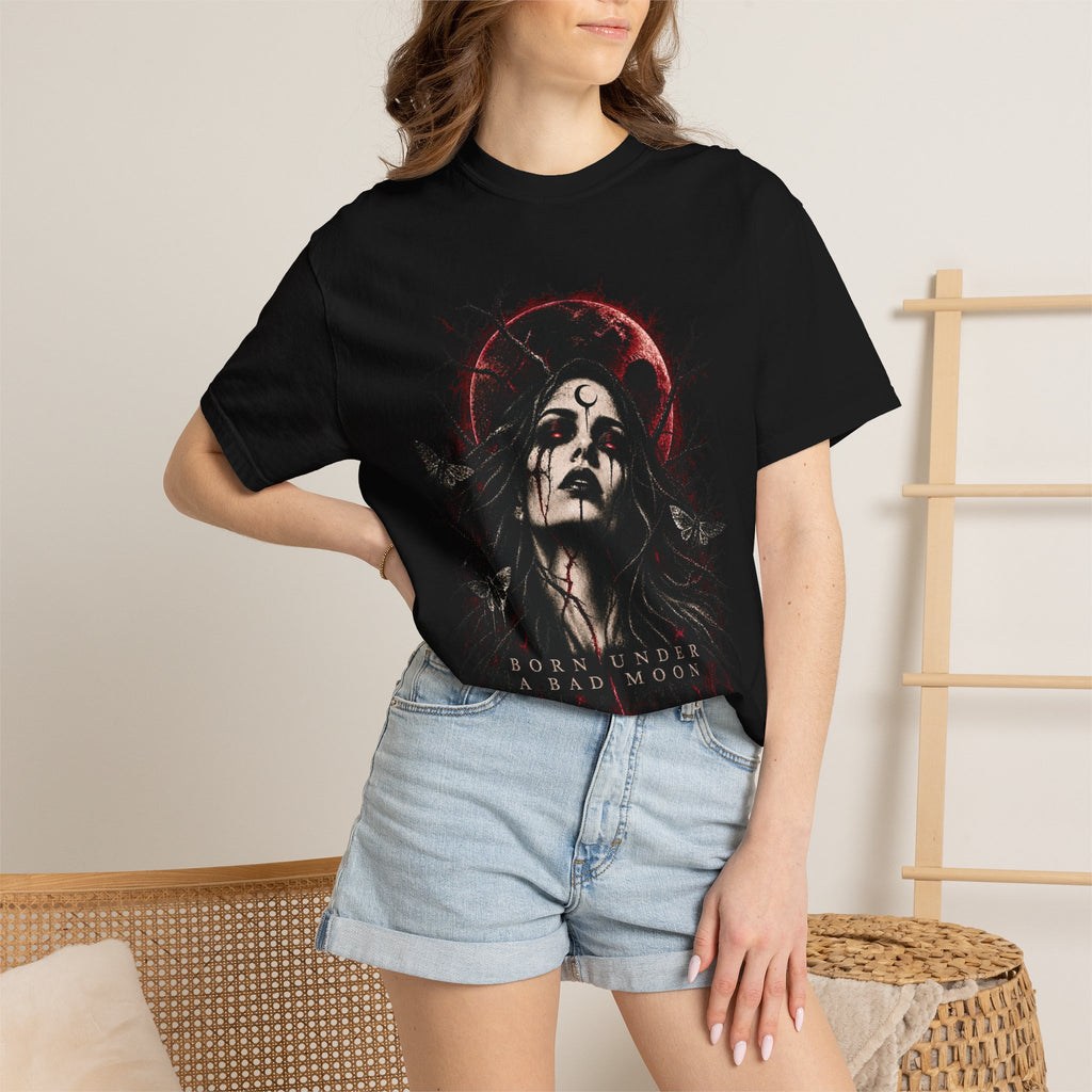 Dark Gothic "Born Under a Bad Moon" Tee