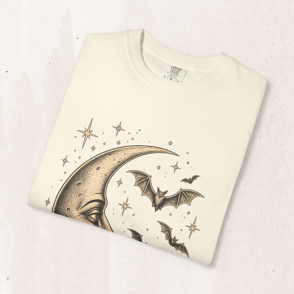 Crescent Moon & Bats Tee