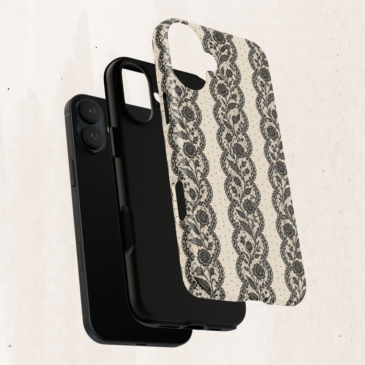 Lace Stripes Magnetic Phone Case