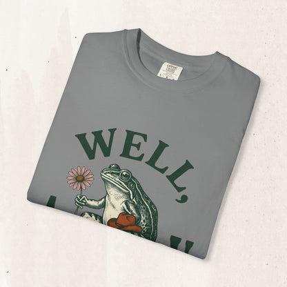 Frog Graphic "Well, Anyway" Tee
