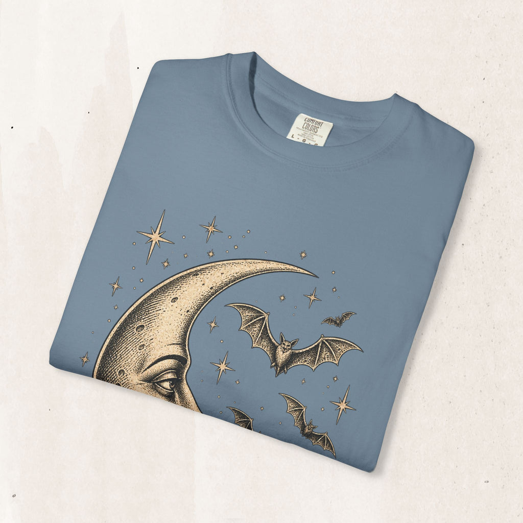 Crescent Moon & Bats Tee