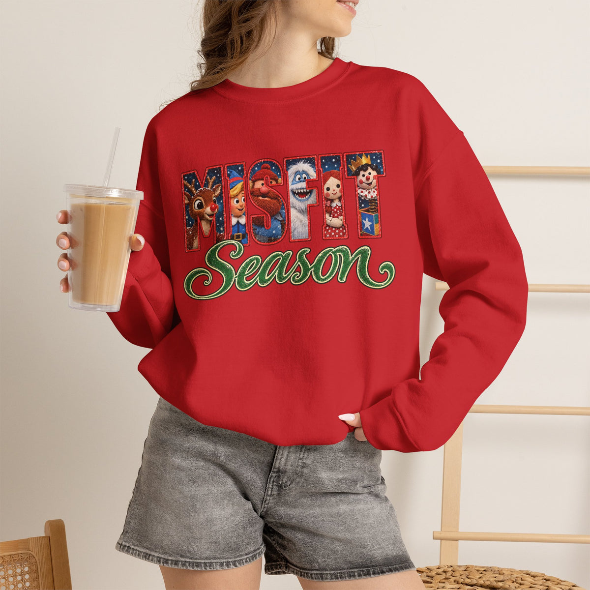 Rudolph "Misfit Season" Crewneck Sweatshirt