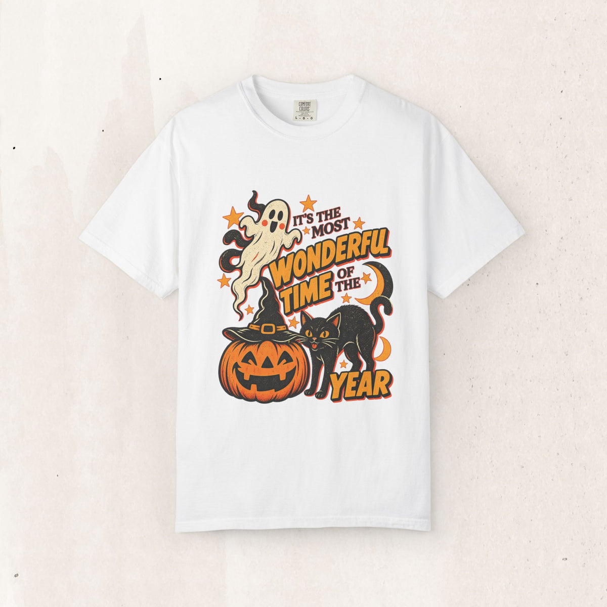Halloween "It's the Most Wonderful Time of the Year" Tee – White