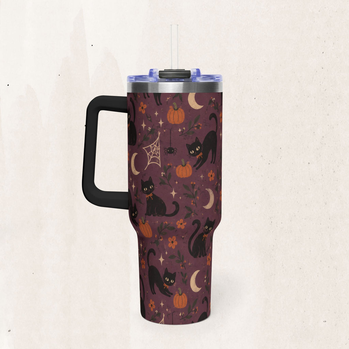 Black Cat Vacuum Tumbler (40 oz)