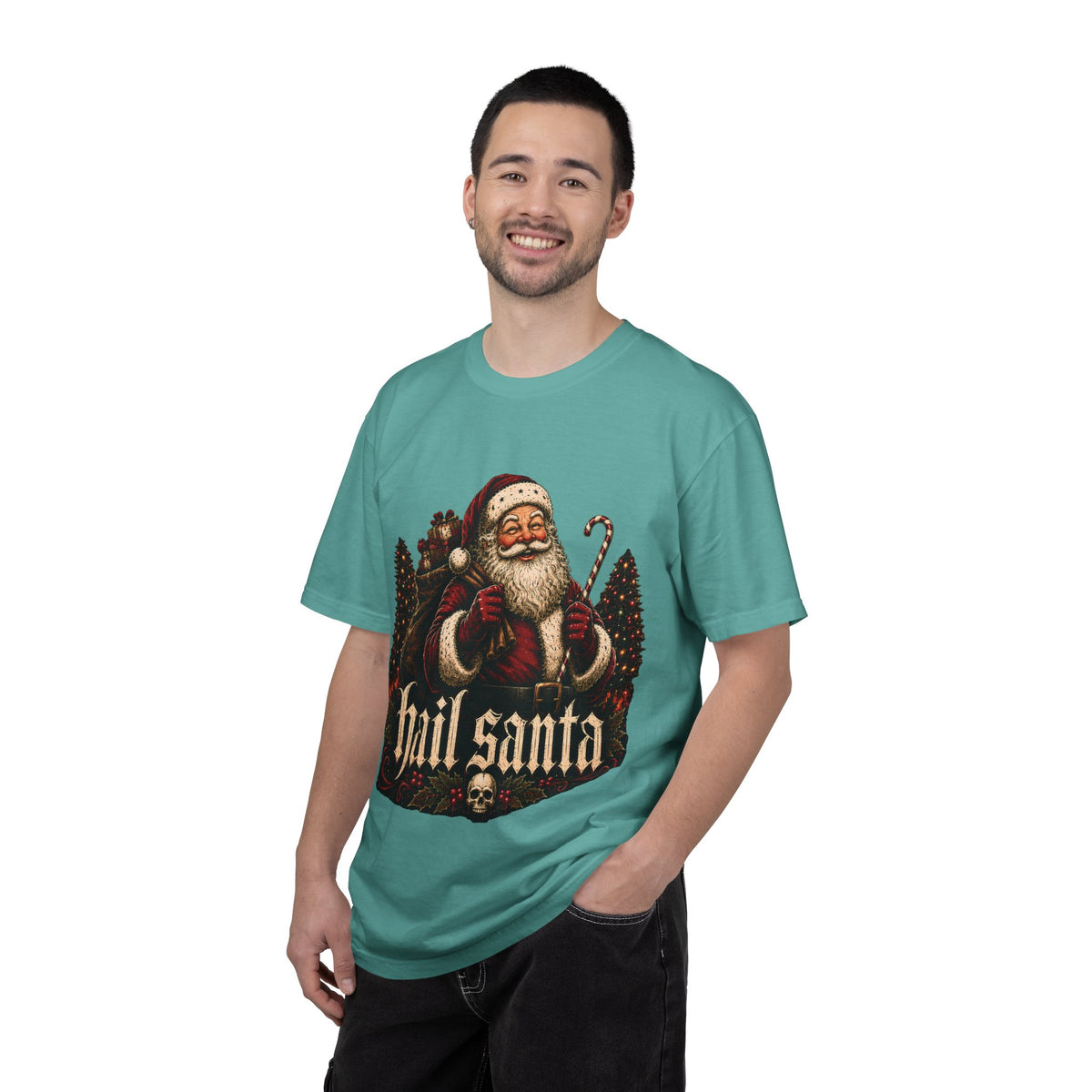 Hail Santa Vintage Graphic Tee