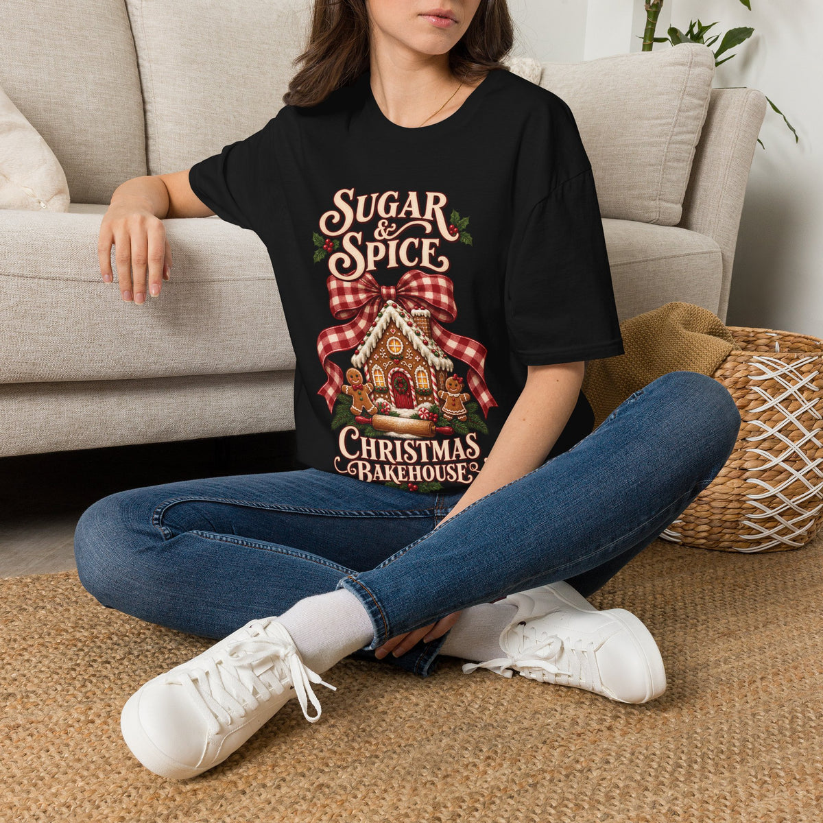 Sugar & Spice Gingerbread Christmas Tee